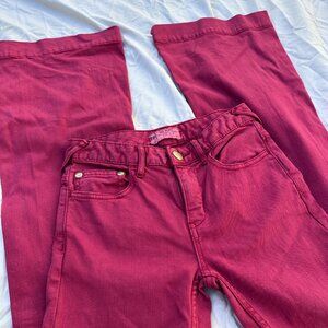 Free People Pink Boot Cut Pants